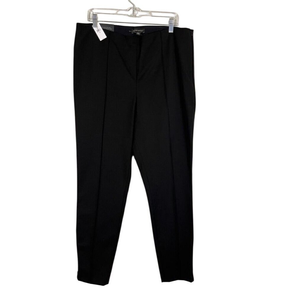Banana Republic Pant Women 18L Black Sloan Pull On Legging Office Neutral Career